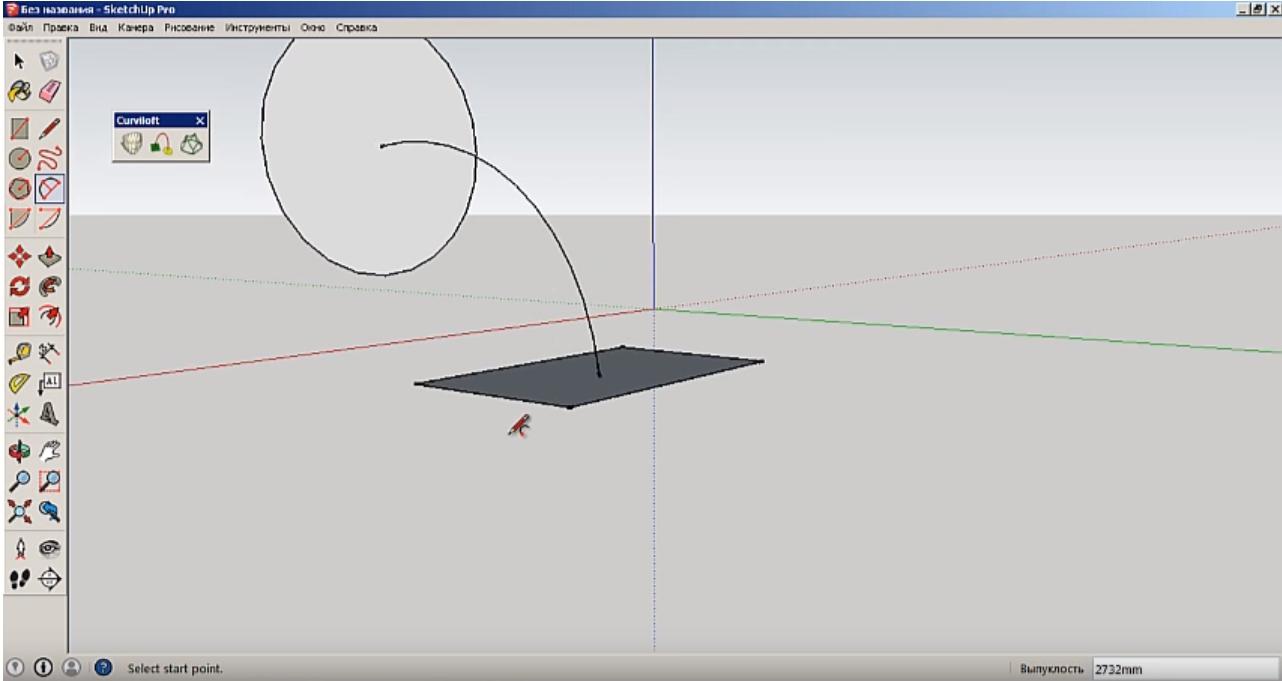 Как установить и начать использовать плагин Curviloft в программе SketchUp